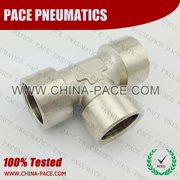 Pft,Brass air connector, brass fitting,Pneumatic Fittings, Air Fittings, one touch tube fittings, Nickel Plated Brass Push in Fittings